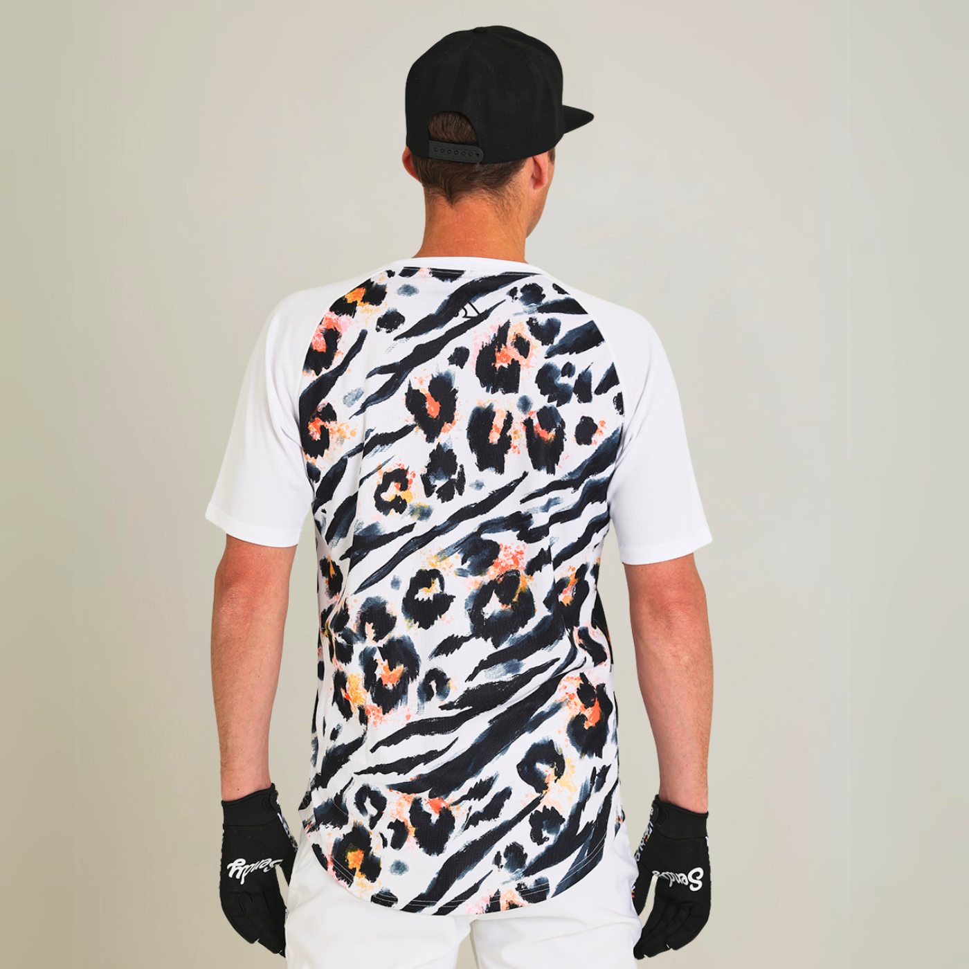 Send It Adults Short Sleeved MTB Jersey | Snow Leopard