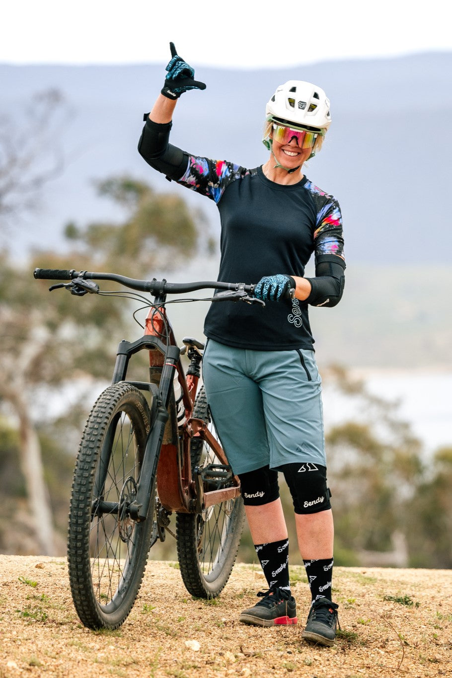 Send It Women's MTB Shorts | Slate