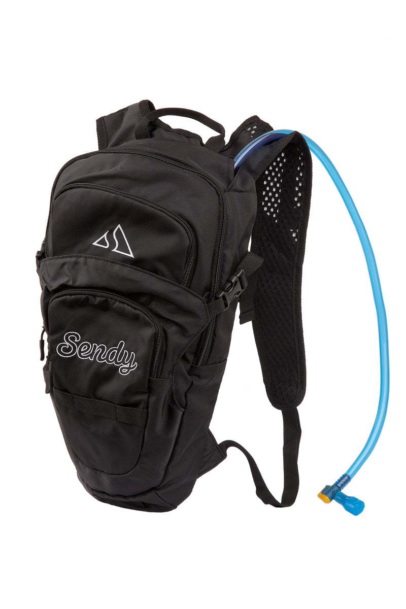 Sendy H2O Adults Black Hydration Pack 2 Litre Bladder Sendy Gear Sendygear