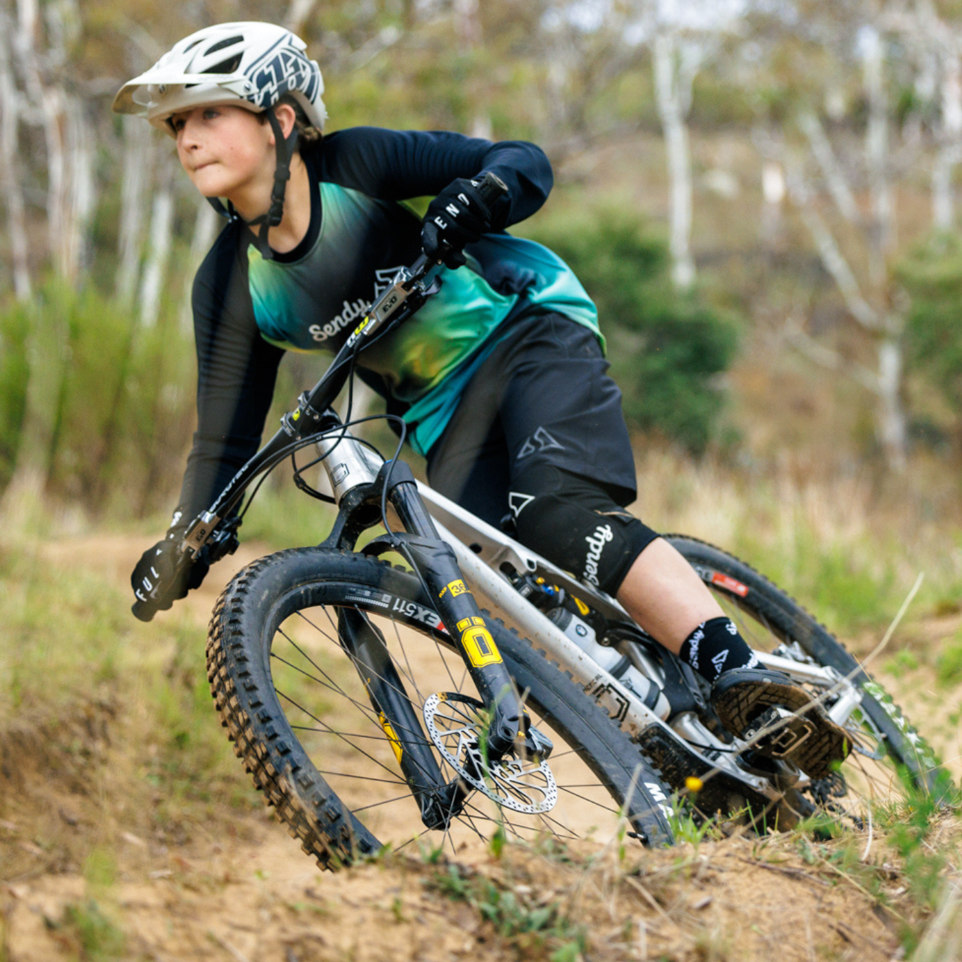 Send It Kids Long Sleeved MTB Jersey | Swirl