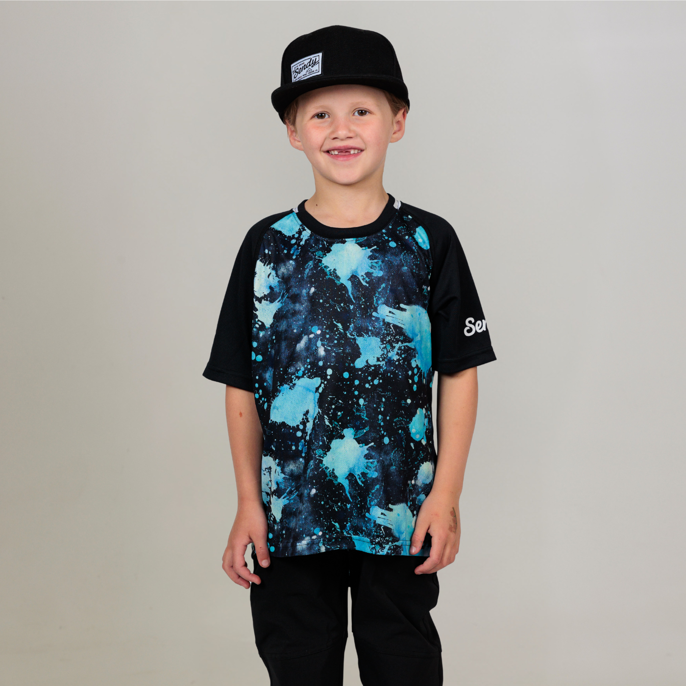 Send It Kids Short Sleeved MTB Jersey | Splat Attack