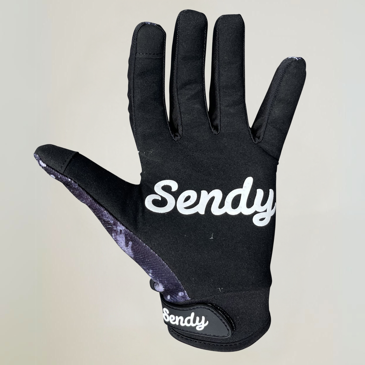 Send It Adults MTB Glove | Acid White