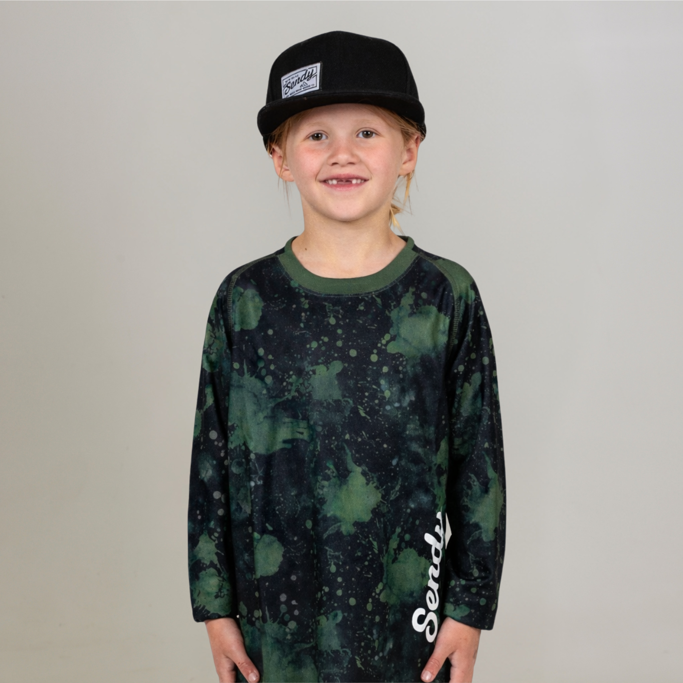 Send It Kids Long Sleeved MTB Jersey | Acid