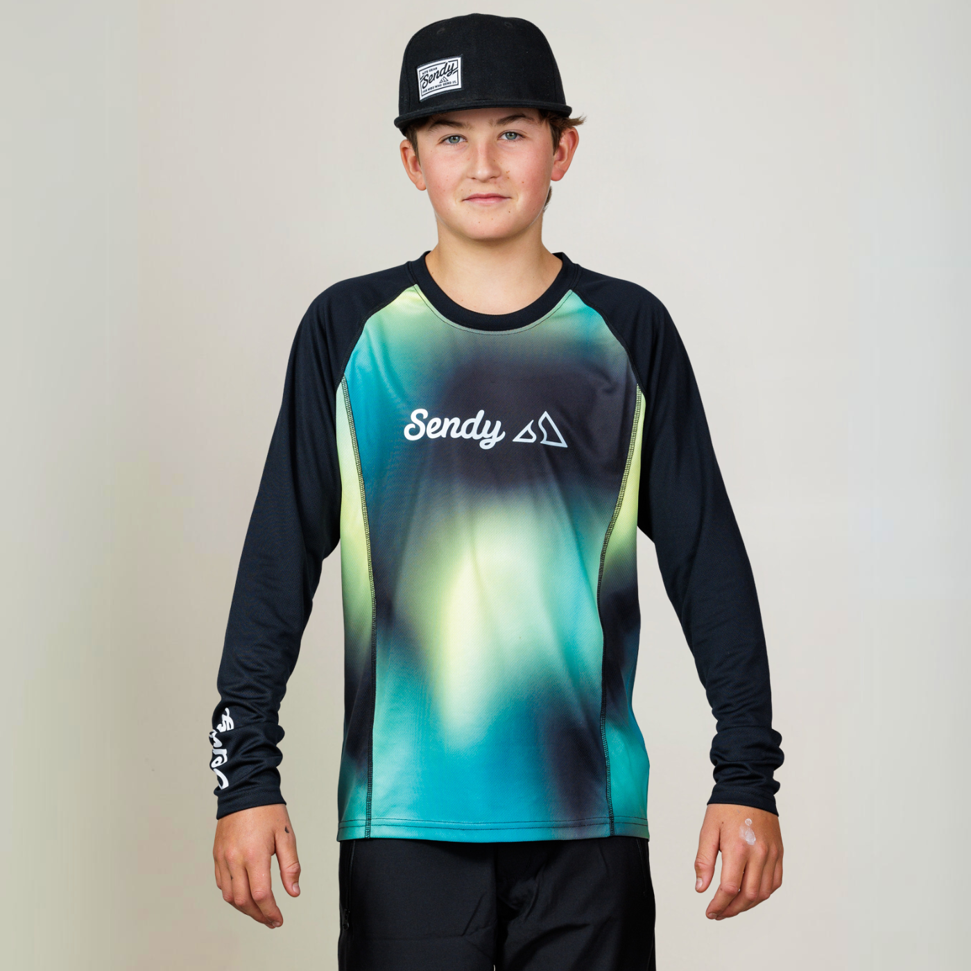 Send It Kids Long Sleeved MTB Jersey | Swirl