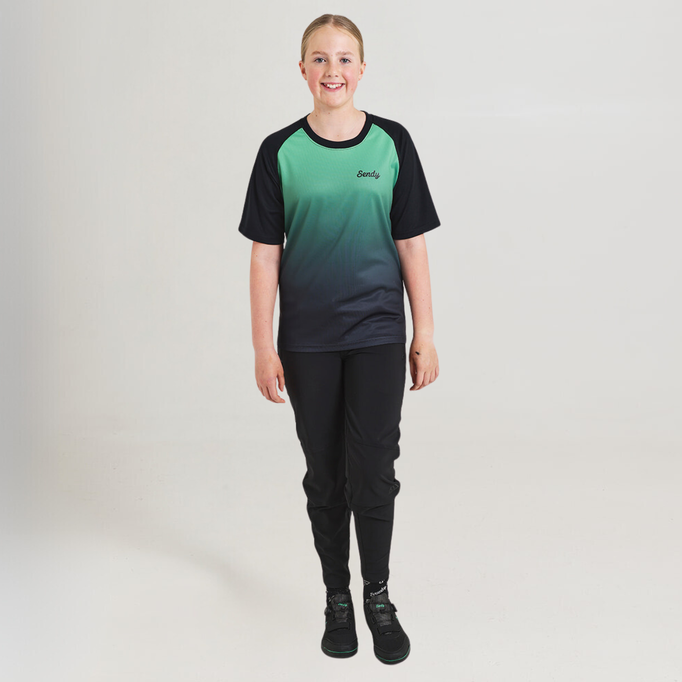 Kids Short Sleeve MTB Jersey and Pants