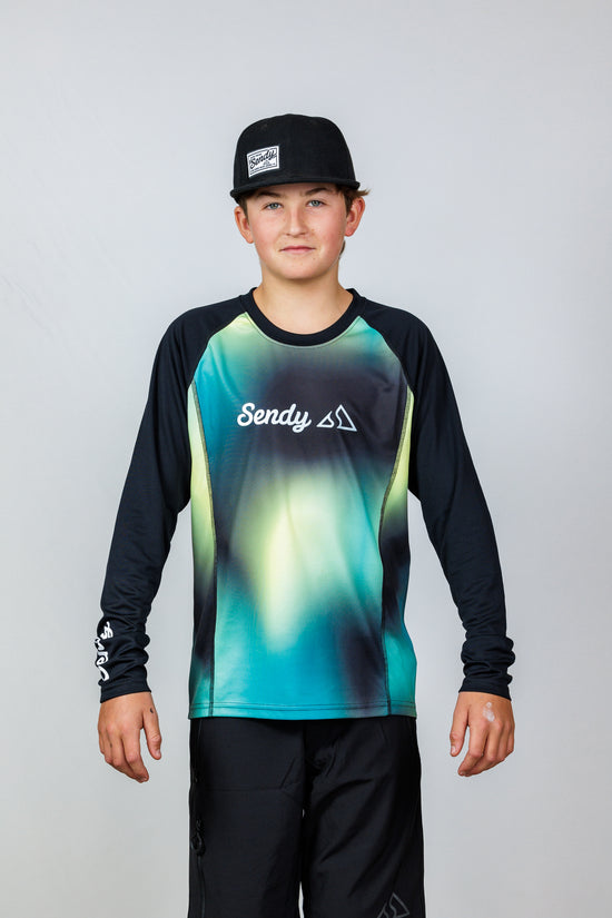 Send It Kids Long Sleeved MTB Jersey | Swirl