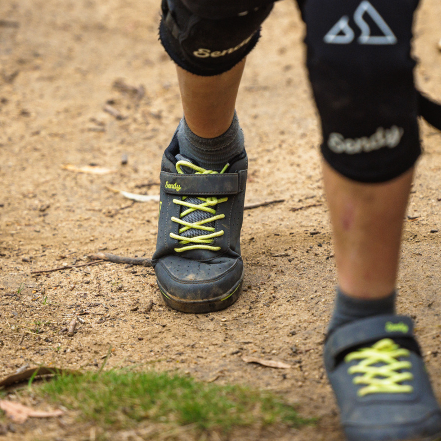 Sendy Shred Sole Youth MTB Shoes - Mellow Yellow