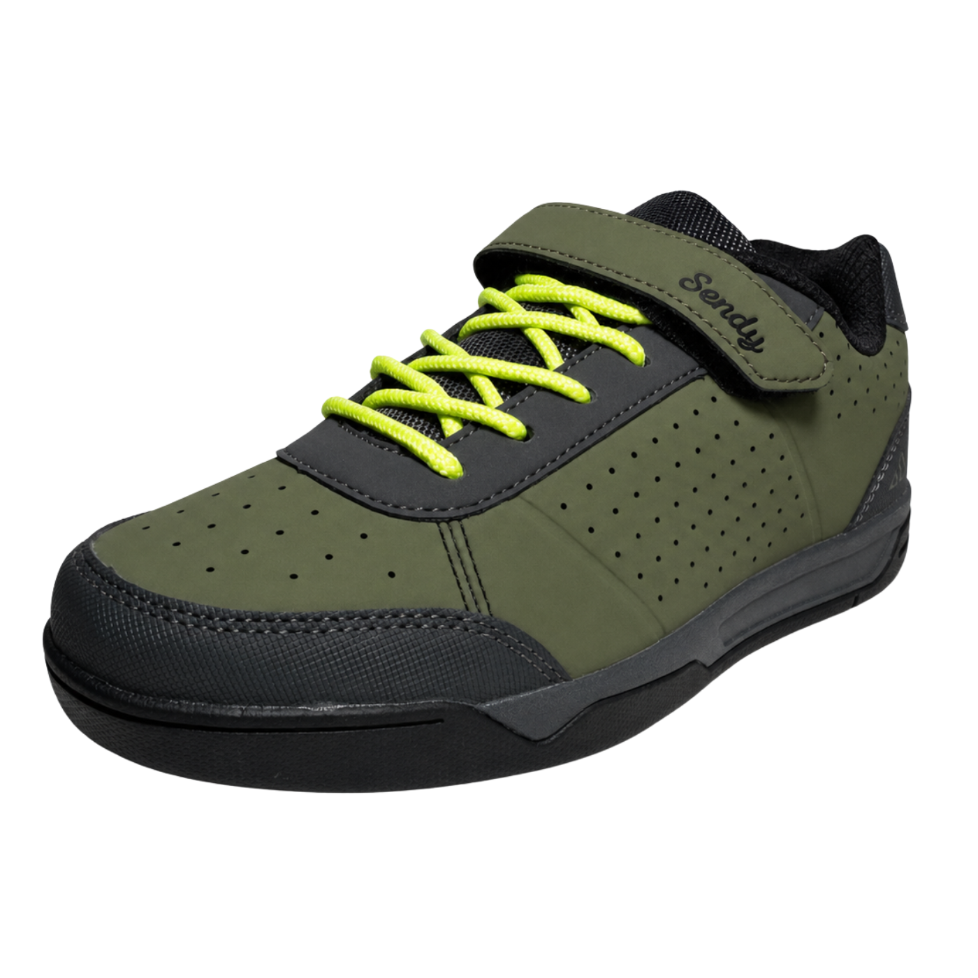 Sendy Shred Sole Youth MTB Shoes - Shred Green