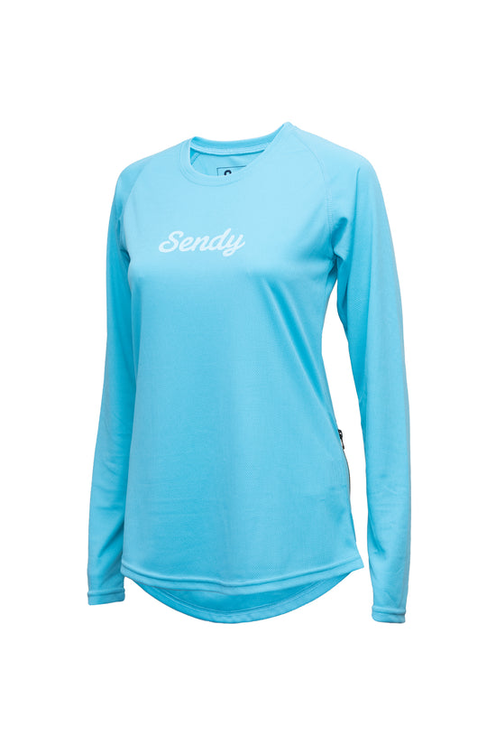 Load image into Gallery viewer, Send It Women&amp;#39;s Long Sleeved MTB Jersey | The Gem

