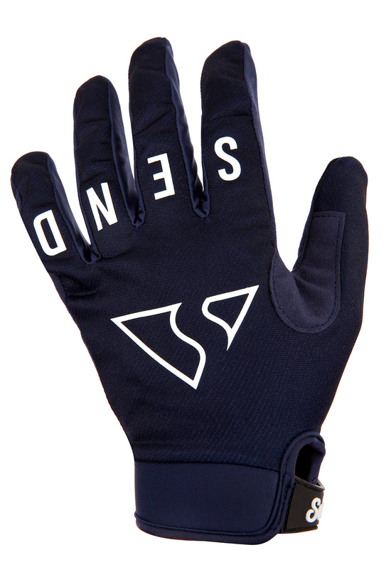 Send It Adults MTB Glove | Full Send Deep Blue