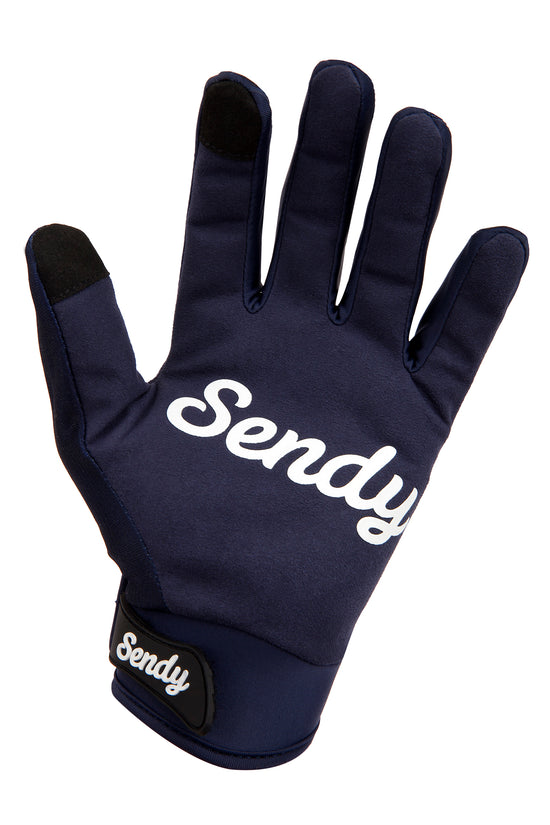 Send It Adults MTB Glove | Full Send Deep Blue