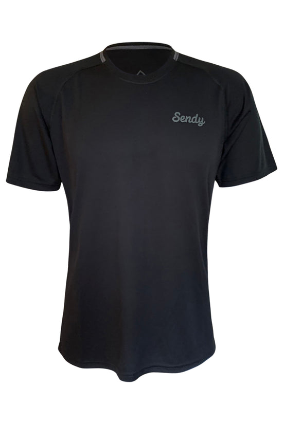 Load image into Gallery viewer, Send It Adults Short Sleeved MTB Jersey | Black 23
